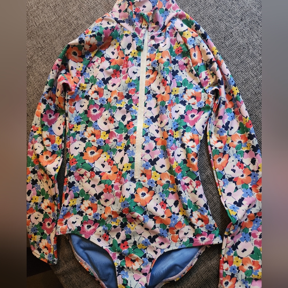GAP Multicolor Floral Kids Rashguard Set